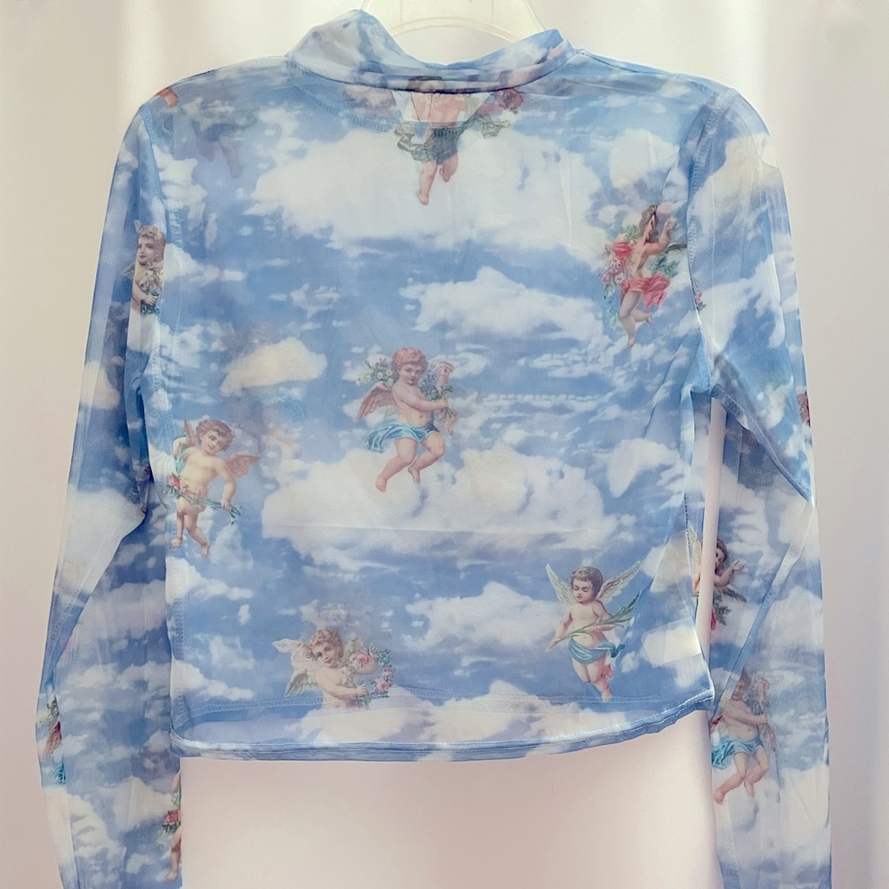 THAT ANGEL CROP TOP 👼 M-L